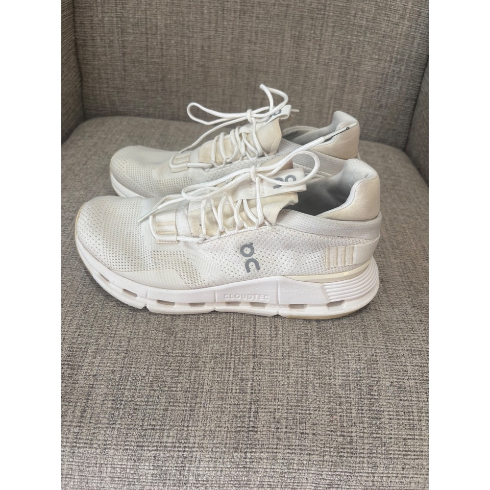 On Cloudswift Womens Running Shoes White Mesh Sneakers 26.98225 Size 8